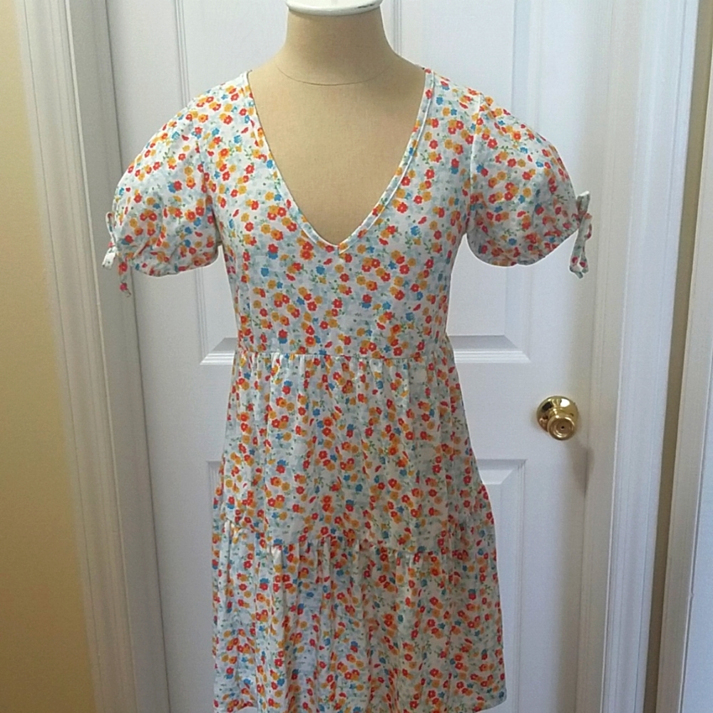 Floral Short Dress